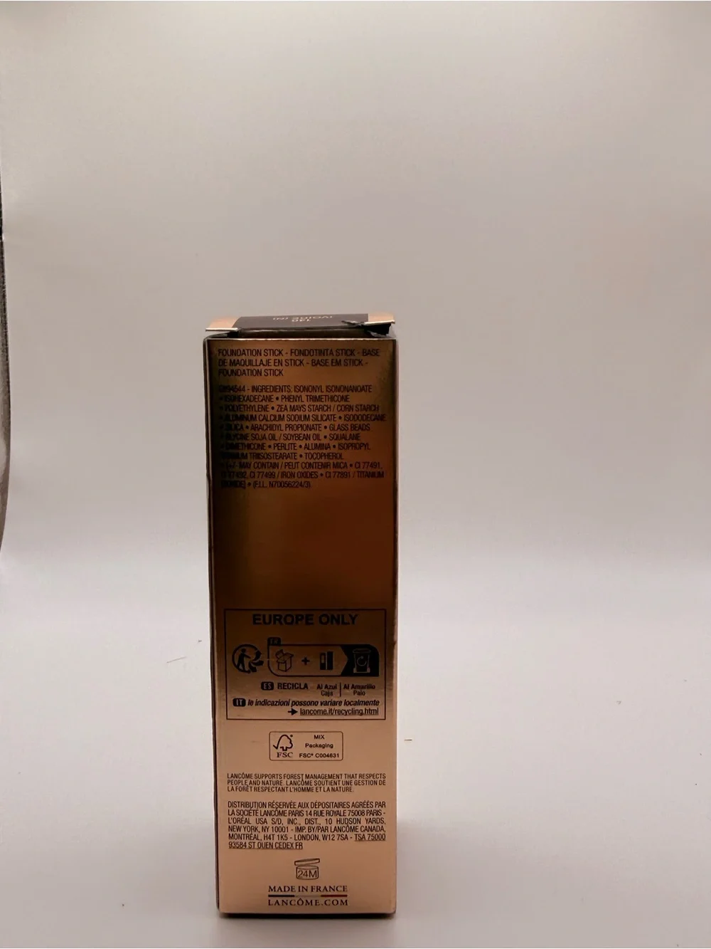 NIB Lancôme Teint Idole, Multi-Use Foundation Stick, 550 Suede C